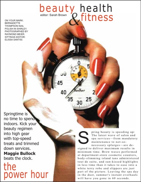 Vogue clipping: The Power Hour